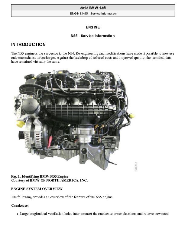 BMW 135i 2007-2013 Workshop Repair & Service Manual | Quality Service ...